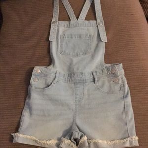 Girls sz 7/8 overalls Cat & Jack
